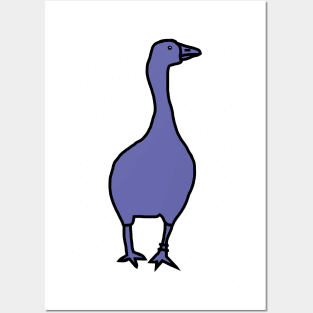 Very Peri Periwinkle Blue Goose Game Color of the Year 2022 Posters and Art